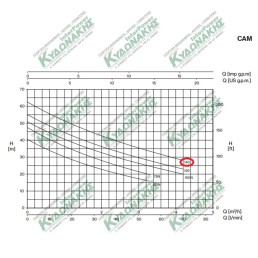 Αντλία ηλεκτρική επιφανείας CAM140 αυτόματη Pentax Ιταλίας 220V 1,5HP