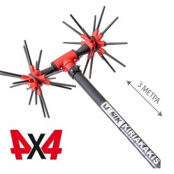 Ελαιοραβδιστικό SIK32 με ελαφρύ κοντάρι carbon κεφαλή 4x4 αχινός με 32 καρμπονικά ραβδάκια 3 ΜΕΤΡΑ Ελαιοραβδιστικό SIK32 με ελαφρύ κοντάρι carbon κεφαλή 4x4 αχινός με 32 καρμπονικά ραβδάκια 3 ΜΕΤΡΑ