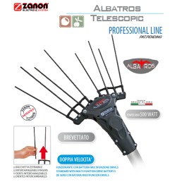 Τηλεσκοπικό Ελαιοραβδιστικό Μπαταρίας Albatros 12Volt ZANON
