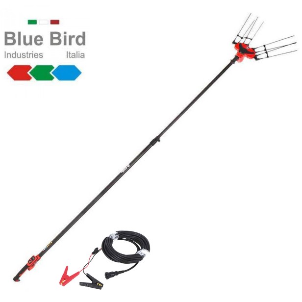 Ελαιοραβδιστικό τηλεσκοπικό Blue Bird EGEO 22-50AT 12V μπαταρίας Ιταλίας καρμπονικό ΕΛΑΙΟΡΑΒΔΙΣΤΙΚΑ ΜΗΧΑΝΗΜΑΤΑ 