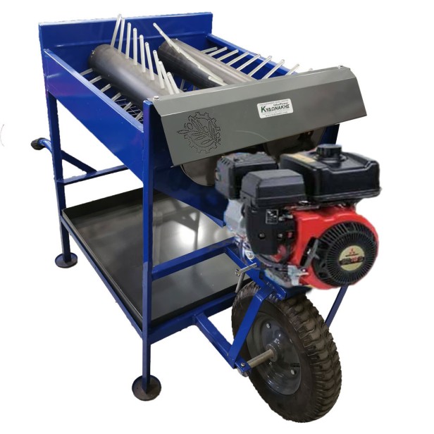 Ραβδιστικό καρότσι(πάγκος) 2 κυλίνδρων με 1 τροχό με Mitsubishi GB18 ΕΛΑΙΟΡΑΒΔΙΣΤΙΚΑ ΜΗΧΑΝΗΜΑΤΑ 