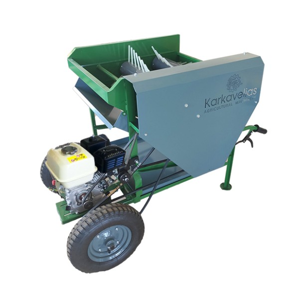 Ελαιοραβδιστικό τραπέζι με δόνηση 2 κυλίνδρων με κοχλία & κινητήρα Honda GP160 ΕΛΑΙΟΡΑΒΔΙΣΤΙΚΑ ΜΗΧΑΝΗΜΑΤΑ 