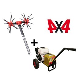 Set generator Honda GP160 with olive harvester MSR32 minos sik