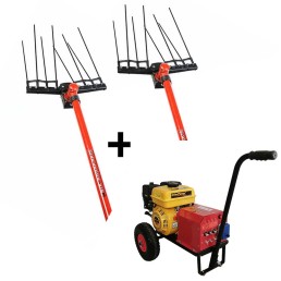 MSR Carbon carbon rod set 12V with Interpower 6,5 hp motor & dynamo