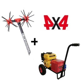 ΣΕΤ δυναμό Interpower 6,5 hp με βέργα αχινό SIK32 - 4X4 Carbon