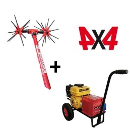 ΣΕΤ δυναμό Interpower 6,5 hp με βέργα αχινό SIK32 - 4X4
