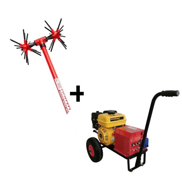 ΣΕΤ δυναμό Interpower 6,5 hp με βέργα αχινό SIK32 ΕΛΑΙΟΡΑΒΔΙΣΤΙΚΑ ΜΗΧΑΝΗΜΑΤΑ 