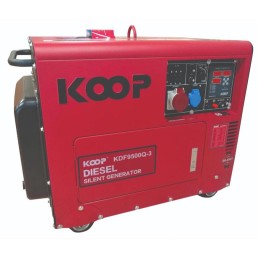 Diesel generator  230V KOOP KDF 9500 Q - 8,3 KVA