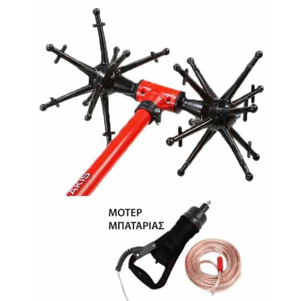 Ελαιοραβδιστική βέργα MSR20 μικροράβδοι ΜΕ ΕΙΔΙΚΟ ΜΟΤΕΡ ΓΙΑ ΜΠΑΤΑΡΙΑ 12V ΕΛΑΙΟΡΑΒΔΙΣΤΙΚΑ ΜΗΧΑΝΗΜΑΤΑ 