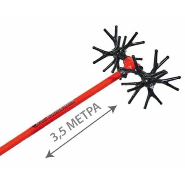 Ραβδιστική βέργα Αχινός διχαλωτός MSR 32- 3,5 ΜΕΤΡΑ με μοτέρ ΕΛΑΙΟΡΑΒΔΙΣΤΙΚΑ ΜΗΧΑΝΗΜΑΤΑ 