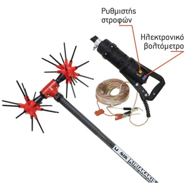 SIK POWER DC PRO ΕΛΑΙΟΡΑΒΔΙΣΤΙΚΟ αχινός 16+16 καρμπονικά ραβδάκια με 12VDC μοτέρ ΕΛΑΙΟΡΑΒΔΙΣΤΙΚΑ ΜΗΧΑΝΗΜΑΤΑ 