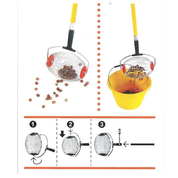 Nuts & fruits collector medium Olive harvesters - olive pickers