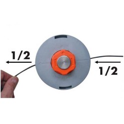 Easy load universal trimmer head