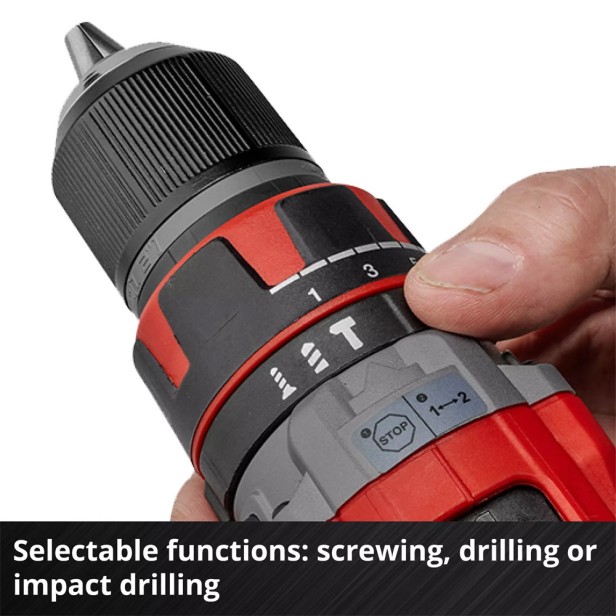 Battery Drill Driver Einhell TC-CD 18/35 Li with 4Ah Battery and Charger