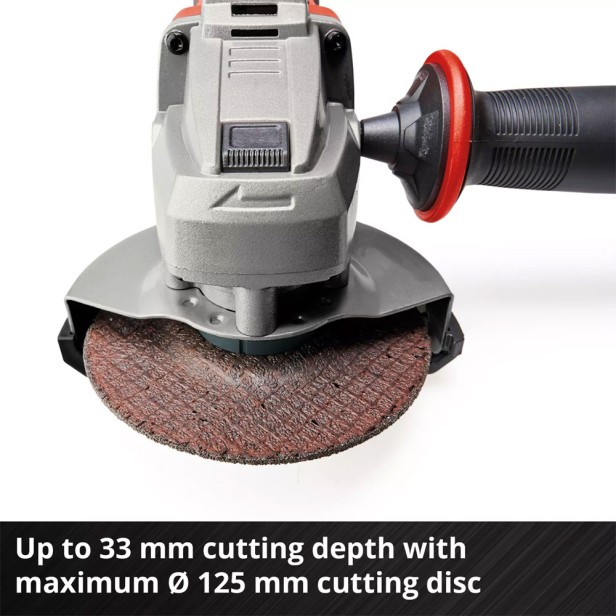 Battery Angle Grinder Einhell TE-AG 18/125-2 Li-Solo with 2,5Ah Battery and Charger