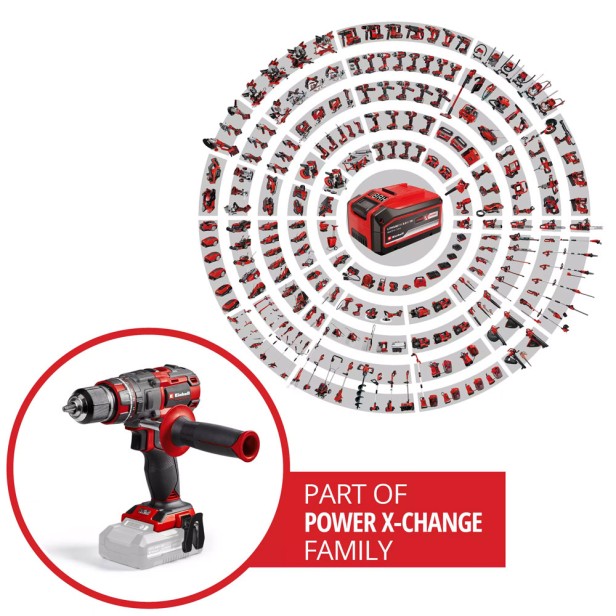 Battery Combi Drill Driver Einhell TC-CD 18/35 Li with 2.5Ah Battery and Charger