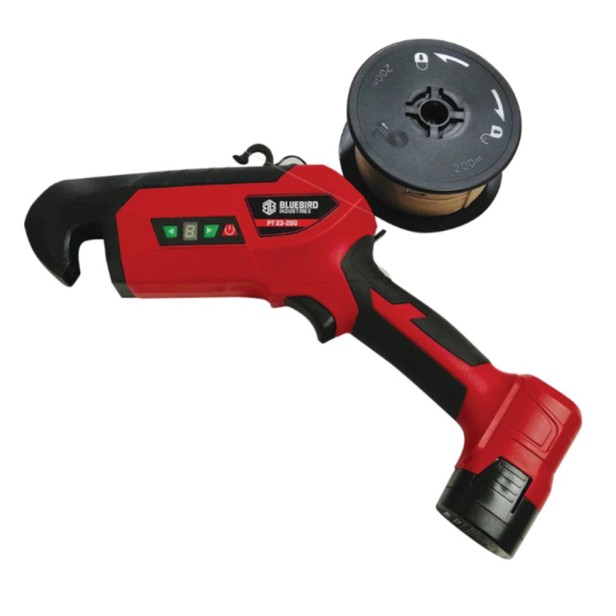 Battery Tapetool Blue Bird PT 23-200 with two batteries 16.8Volt 2.5Ah  Grape crusher