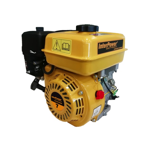 Bενζινοκινητήρας OHV Interpower 170F Q Σφήνα 7HP Βενζινοκινητήρες - Πετρελαιοκινητήρες