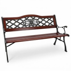 INDIANA park bench