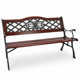 INDIANA park bench