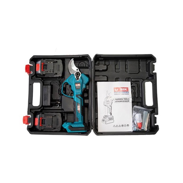 Battery scissors SIK 21V BLX-140  Brushless with 2 batteries 2Ah Hand Shears  - Saws - Electric scissors