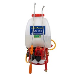 Ψεκαστικό πλάτης βενζίνης Interpower 768 25λίτρα με 2 αυλούς