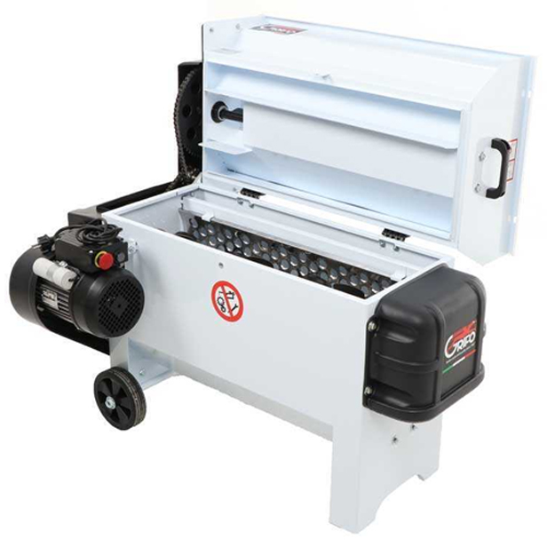 GRIFO DVEP 20 σπαστήρας σταφυλίων με διαχωριστήρα και αντλία μεταφοράς 2hp ανοιγόμενοςΟινοποιητικά μηχανήματα