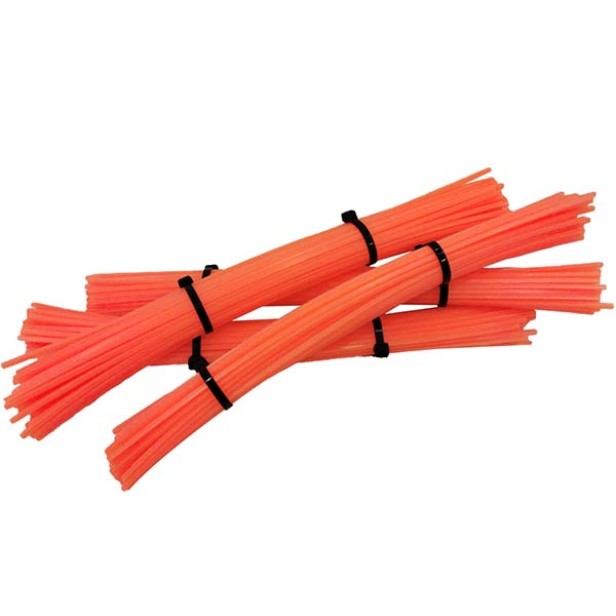 Professional Square Trimmer line Φ3, 50pcs x 30cm  Brushcutters Accessories